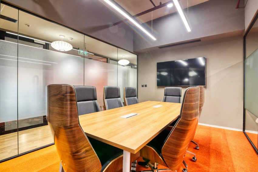 Brown Wooden Table With Chairs